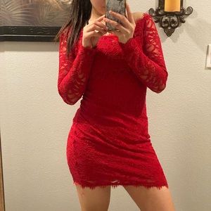 Red dress